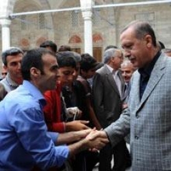 Erdoğan 5 Bin Kişiyle Bayramlaştı