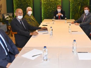 Vali Orhan Tavlı Bodrum, Fethiye ve Marmaris Deniz Ticaret Odası Temsilcileri İle Bir Araya Geldi