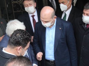 Soylu'dan Gökcan'a Taziye Ziyareti