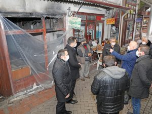 Menteşe Belediyesi’nden yangında zarar gören işyerlerine destek