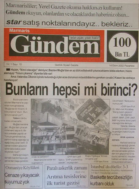 Gündem Gazetesi 8 yaşında!