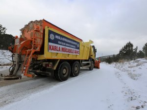 Muğla Büyükşehir Karla Mücadele Ekipleri Teyakkuzda