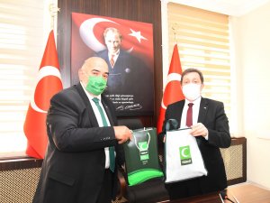 Vali Orhan Tavlı’ya Yeşilay Haftası Dolayısıyla Ziyaret