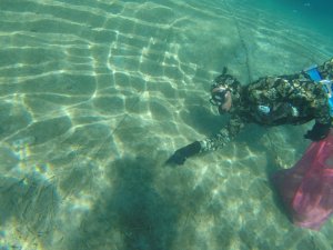 Gümbet Limanı’nda Deniz Dibi Temizliği