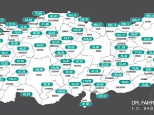 Muğla vaka sayısında 65,75'e yükseldi
