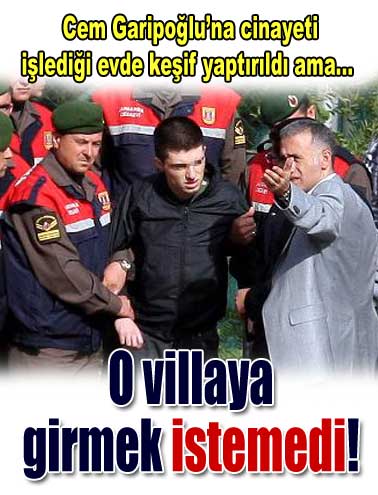 eve girmek istemedi