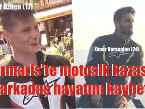 Marmaris'te Motosiklet Kazası