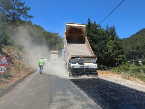 Marmaris Bayır’da Yol Çalışmaları Tamamlandı