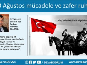30 Ağustos Mücadele ve Zafer Ruhu