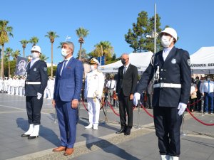 Marmaris’te Çelenk Sunma Töreni Yapıldı