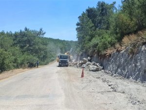 Gökben- Kabaağaç Yolu Genişletildi