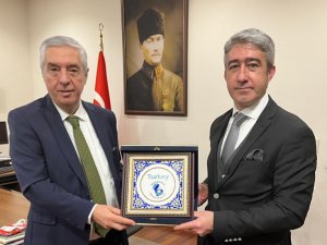 BAŞKAN OKTAY’DAN BAŞKONSOLOSA ZİYARET