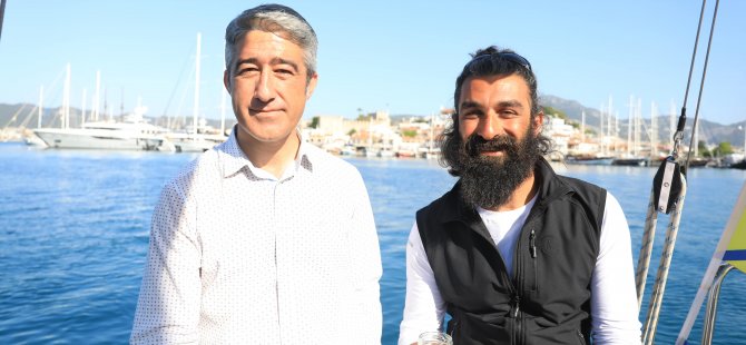 Marmaris Belediye Başkanı Mehmet Oktay, yolcu etti