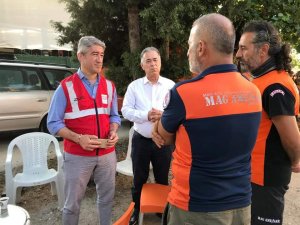 BELEDİYE TÜM EKİPLERİN YANINDA