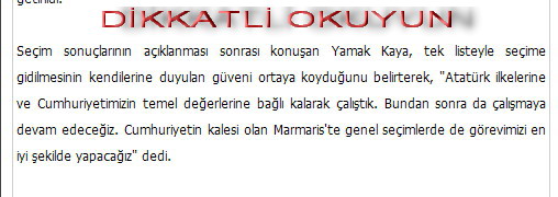 CHP'li Başkanı "Yamak" yaptılar