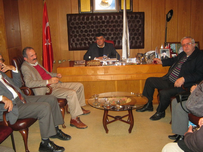 Behçet Saatçiden Keramettin Yılmaza nezaket ziyareti