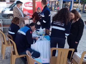 Büyükşehir’den 13 İlçede şeker ölçümü