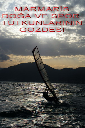 Sörfçülerin lodos keyfi