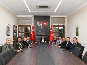 MUĞLA VALİSİ ORHAN TAVLI SYK TEMSİLCİLERİYLE GÖRÜŞÜYOR