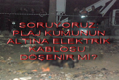 Plajda elektrik mi çarptı?