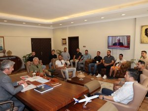 Genç Martılar Başkan Oktay'ı Ziyaret etti