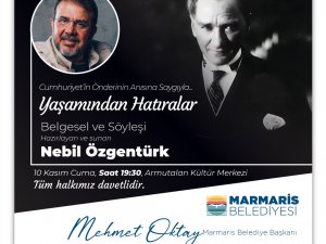 ATATÜRK, NEBİL ÖZGENTÜRK’LE ANILACAK