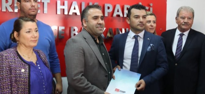 Hasan Şencan CHP’den Marmaris Belediye Başkanı Aday Adaylığına başvurdu