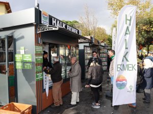 BÜFELERDEN 215 BİN EKMEK SATIŞ