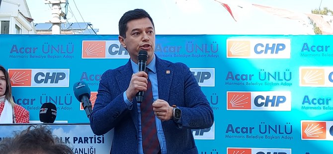 CHP Marmaris Belediye Başkan Adayı Acar Ünlü, “Onur ve namus sözü” verdi