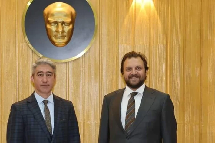 SERKAN YAZICI’DAN BAŞKAN OKTAY’A ZİYARET