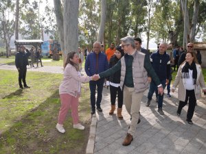 HİSARÖNÜ MESİRE ALANININ İLK KONUKLARI BELEDİYE PERSONELİ OLDU