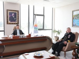 BAŞKAN ÜNLÜ’NÜN YOĞUN ZİYARETÇİ TRAFİĞİ