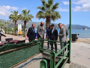 BAŞKAN ÜNLÜ UZUNYALI’DA DENETİM YAPTI