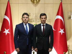 BAŞKAN ÜNLÜ’DEN KAYMAKAM KAYA’YA ZİYARET