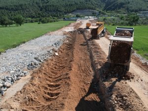 Otogar Yolunda İkinci Etap Çalışmaları Devam Ediyor