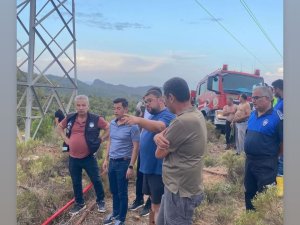 Marmaris İnbükü Koyunda Korkutan Orman Yangını!