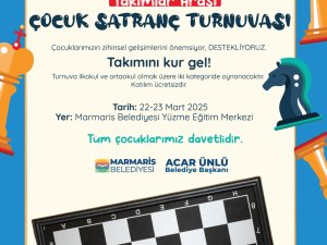 MARMARİS BELEDİYESİ’NDEN SATRANÇ TURNUVASI