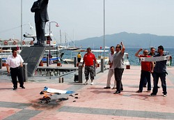 Marmaris'te İsrail Bayrağı Yakıldı