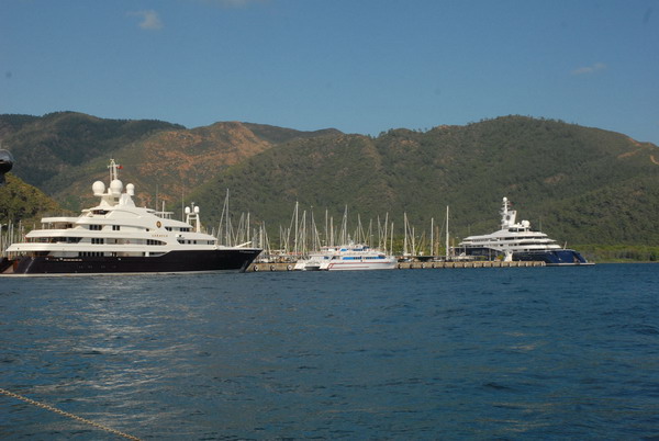 Kralların yatları Marmaris'te