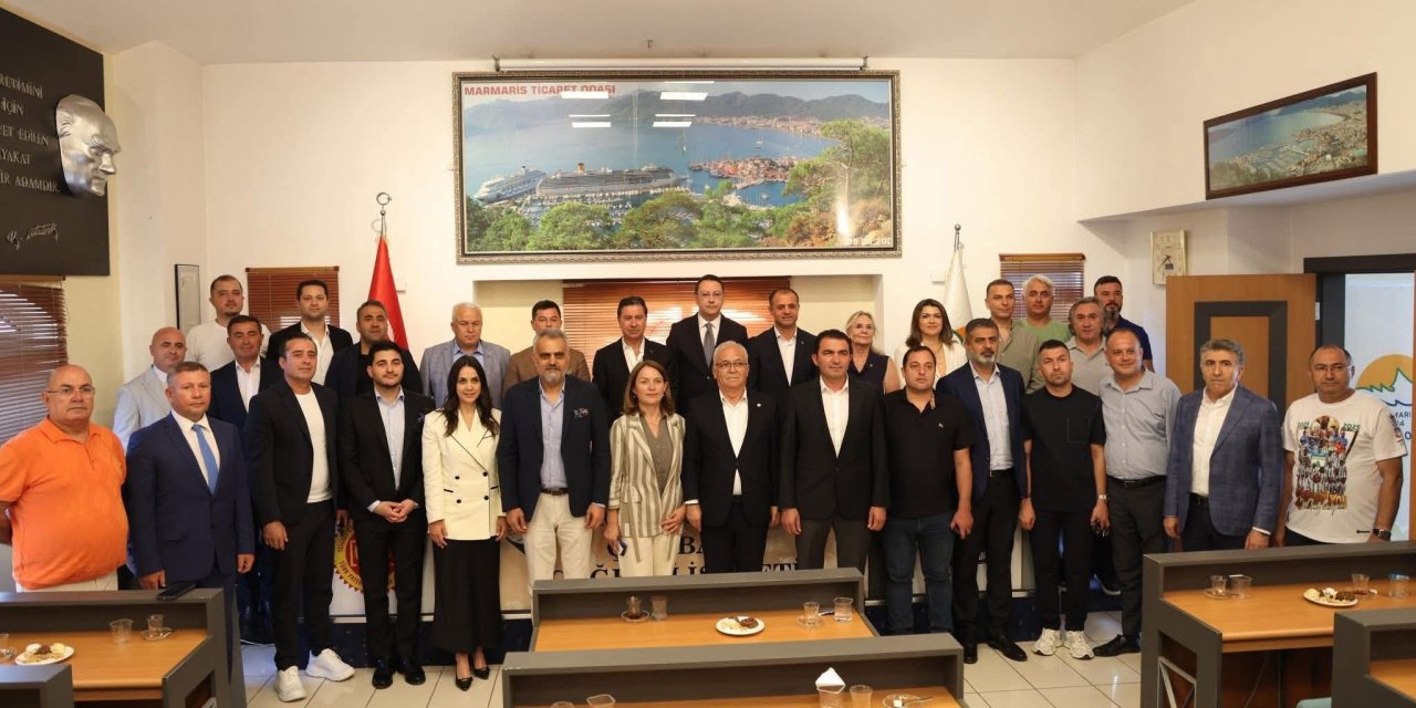 Muğlaspor Heyetinden Marmaris Ticaret Odası’na Ziyaret