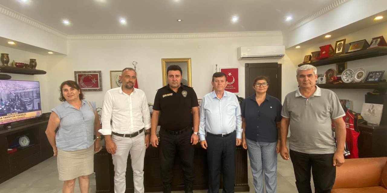 İYİ Parti'den İlçe Emniyet Müdürü Samed Seyhan’a Hayırlı Olsun Ziyareti