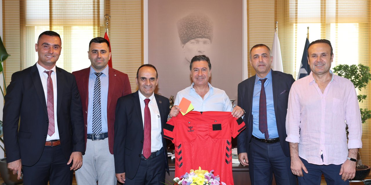 Hakemlerden Başkan Aras’a Ziyaret ve Teşekkür