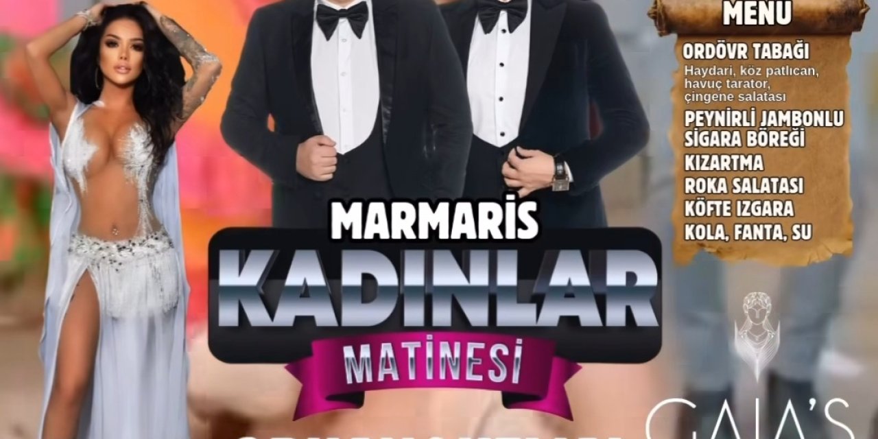 Marmaris’te Kadınlar İçin Özel Gece: GAIA’S Beach’te Matine Keyfi