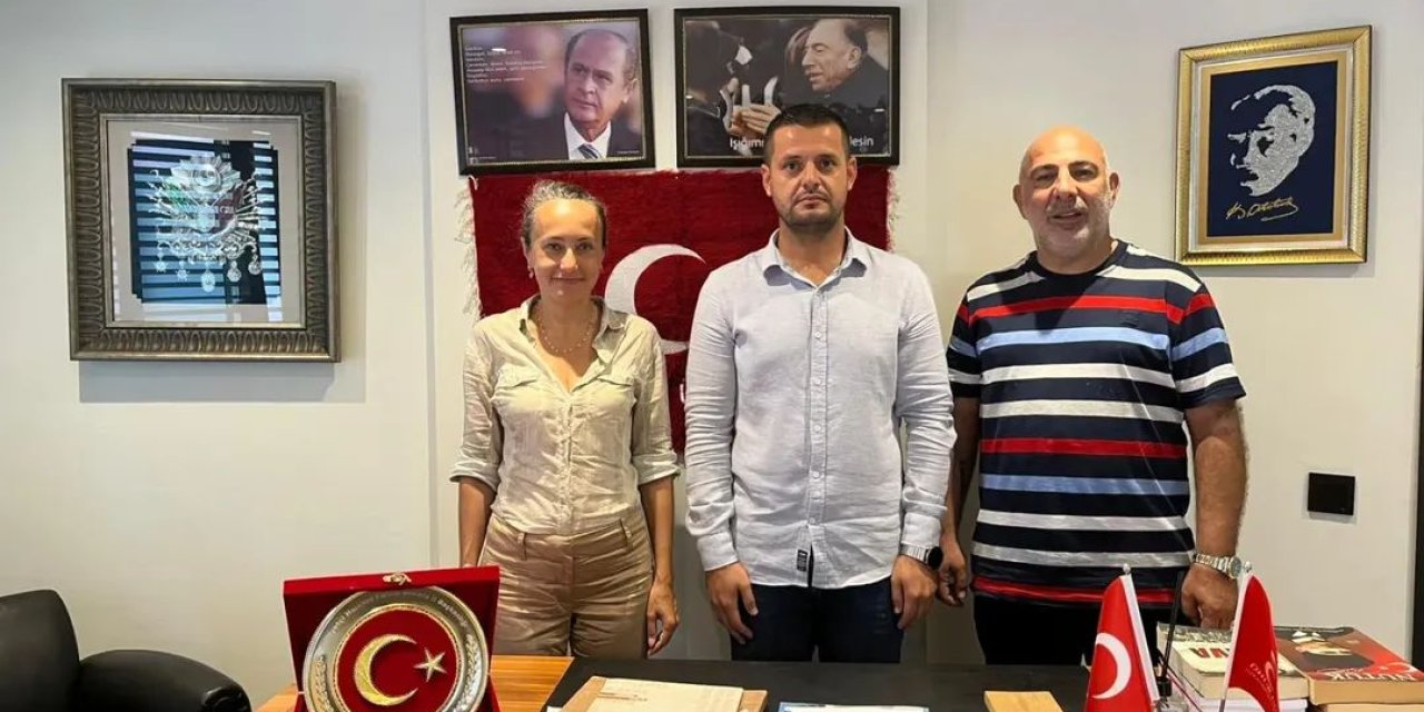 MHP İl Yöneticilerinden Marmaris İlçe Başkanlığına Ziyaret