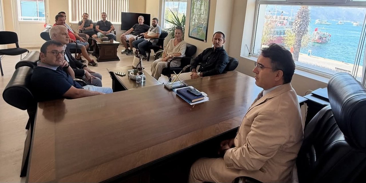 Marmaris Belediye Spor Kulübü’nden Kaymakam Kaya’ya Ziyaret