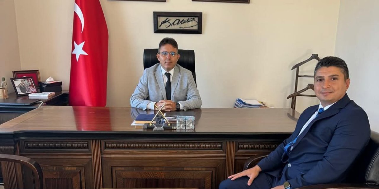 Gençlik ve Spor İlçe Müdürü Üstündağ’dan Kaymakam Kaya’ya Ziyaret