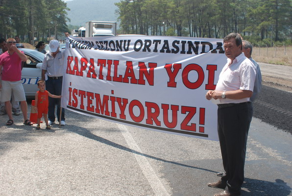 Sanki yol bir yere kaçıyor!