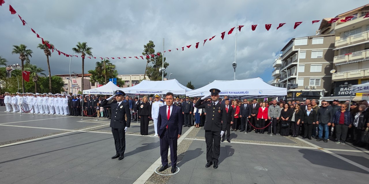 Marmaris’te Cumhuriyet’in 102. Yılı Coşkuyla Başladı