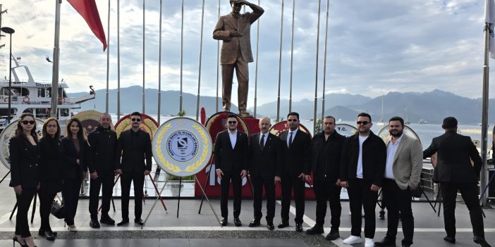 Marmaris’te Atatürk 10 Kasım’da Anıldı