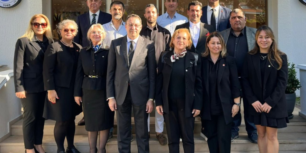 CHP Marmaris İlçe Örgütü’nden Marmaris Ticaret Odası’na Ziyaret